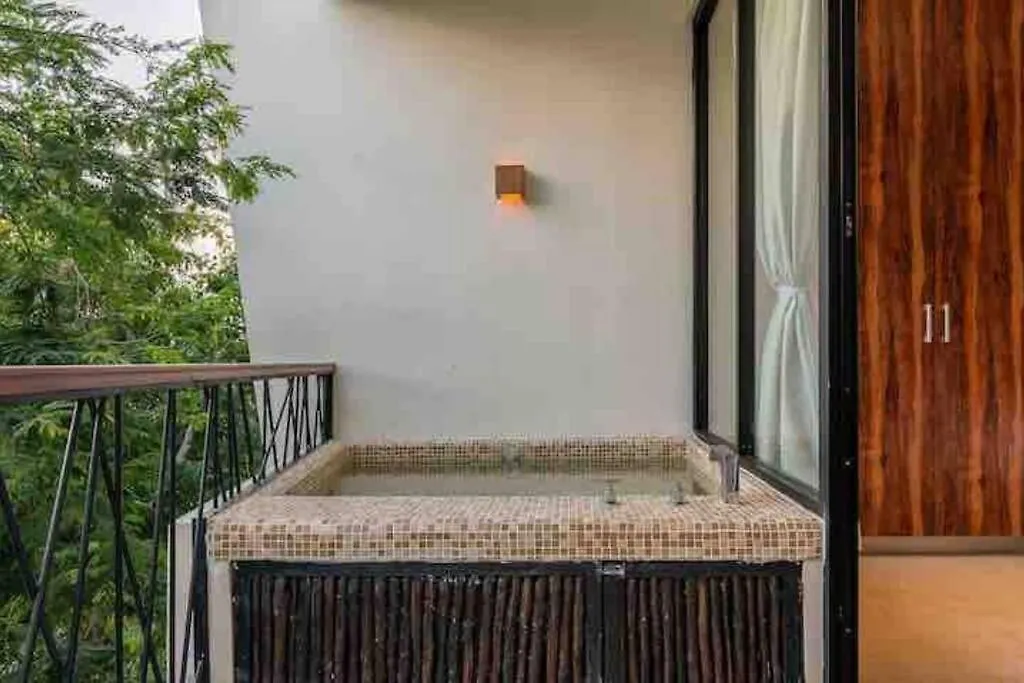 Апартаменты Lujoso Departamento Con Jacuzzi Privado Тулум Мексика